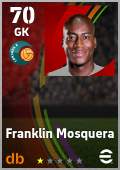 Franklin Mosquera eFootball player card