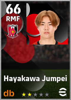 Hayakawa Jumpei — RMF, OVR 66, MAX 66
