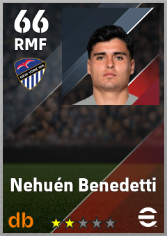 Nehuén Benedetti — RMF, OVR 66, MAX 66
