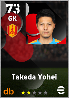 Takeda Yohei — GK, OVR 73, MAX 73
