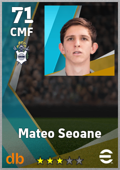Mateo Seoane — CMF, OVR 71, MAX 71