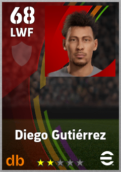 Diego Gutiérrez eFootball player card