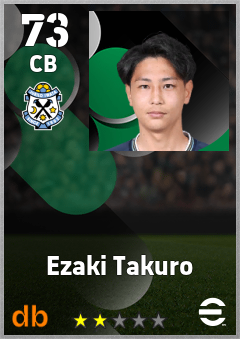 Ezaki Takuro — CB, OVR 73, MAX 73