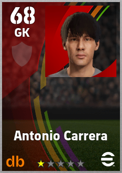 Antonio Carrera eFootball player card