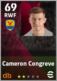 Cameron Congreve — RWF, OVR 69, MAX 69