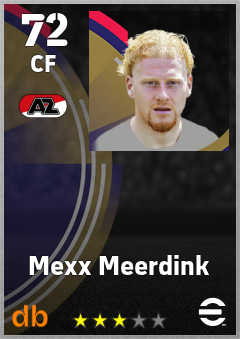 Mexx Meerdink eFootball player card