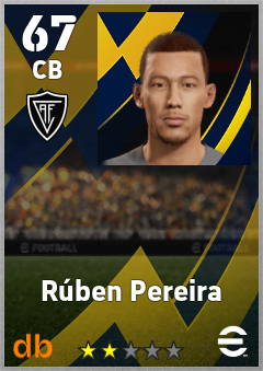 Rúben Pereira — CB, OVR 67, MAX 67