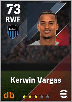 Kerwin Vargas — RWF, OVR 73, MAX 73