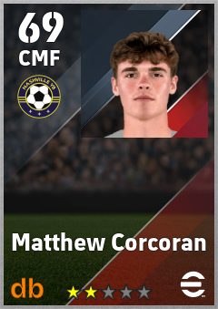 Matthew Corcoran — CMF, OVR 69, MAX 69