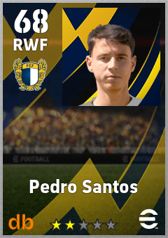 Pedro Santos — RWF, OVR 68, MAX 68