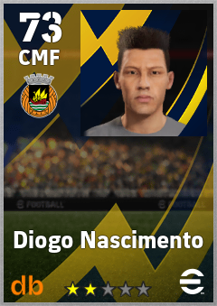 Diogo Nascimento — CMF, OVR 73, MAX 73