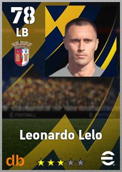 Leonardo Lelo — LB, OVR 78, MAX 78