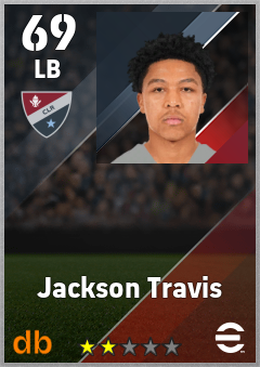 Jackson Travis eFootball player card