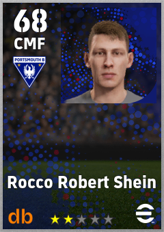 Rocco Robert Shein — CMF, OVR 68, MAX 68