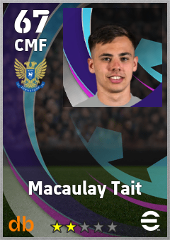 Macaulay Tait — CMF, OVR 67, MAX 67