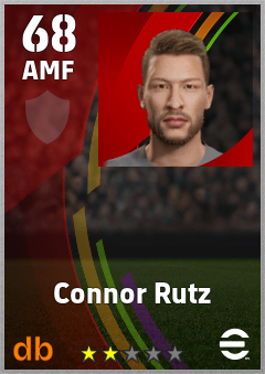 Connor Rutz eFootball player card