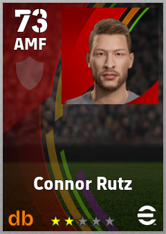 Connor Rutz eFootball player card