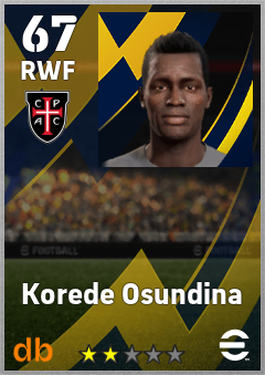 Korede Osundina — RWF, OVR 67, MAX 67
