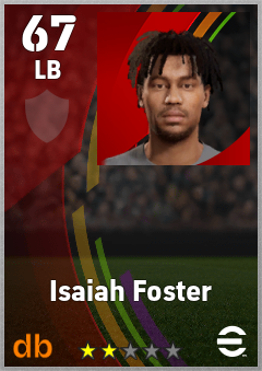Isaiah Foster eFootball player card
