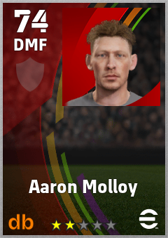 Aaron Molloy eFootball player card