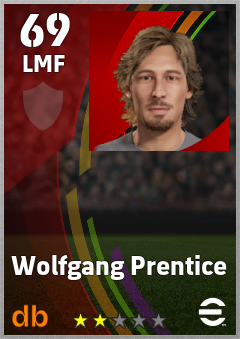 Wolfgang Prentice eFootball player card