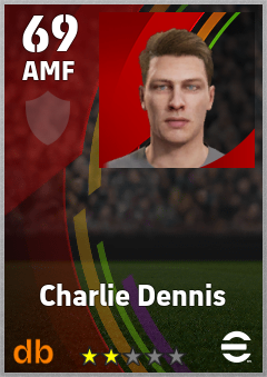 Charlie Dennis eFootball player card
