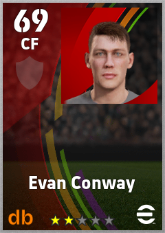 Evan Conway eFootball player card