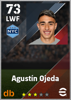 Agustín Ojeda — LWF, OVR 73, MAX 73