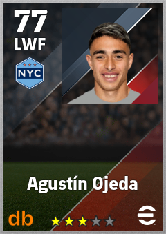Agustín Ojeda — LWF, OVR 77, MAX 77