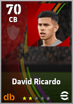 David Ricardo eFootball player card