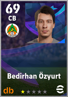 Bedirhan Özyurt — CB, OVR 69, MAX 69