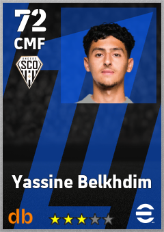 Yassine Belkhdim eFootball player card