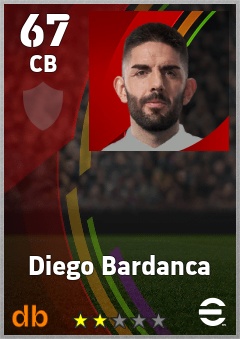 Diego Bardanca eFootball player card