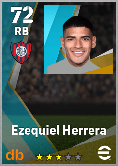 Ezequiel Herrera — RB, OVR 72, MAX 72