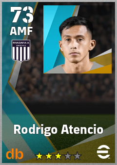 Rodrigo Atencio — AMF, OVR 73, MAX 73