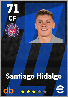 Santiago Hidalgo eFootball player card