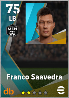 Franco Saavedra eFootball player card