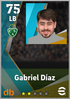 Gabriel Díaz eFootball player card