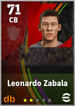 Leonardo Zabala eFootball player card