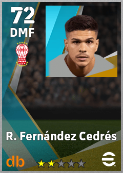 R. Fernández Cedrés — DMF, OVR 72, MAX 72