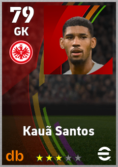 Kauã Santos — GK, OVR 79, MAX 79