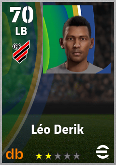 Léo Derik — LB, OVR 70, MAX 70