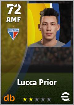 Lucca Prior — AMF, OVR 72, MAX 72