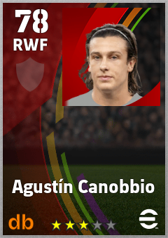 Agustín Canobbio eFootball player card