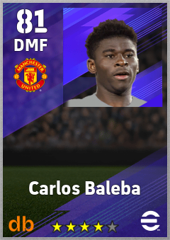 Carlos Baleba — DMF, OVR 81, MAX 81