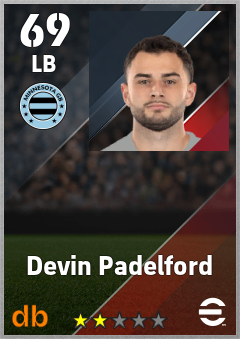 Devin Padelford eFootball player card