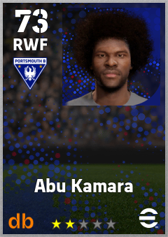 Abu Kamara — RWF, OVR 73, MAX 73