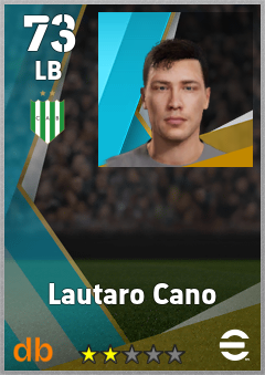 Lautaro Cano — LB, OVR 73, MAX 73