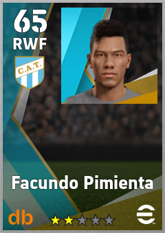 Facundo Pimienta — RWF, OVR 65, MAX 65