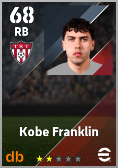 Kobe Franklin — RB, OVR 68, MAX 68